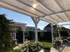 Harmonicadoek 370 x 370 cm wit