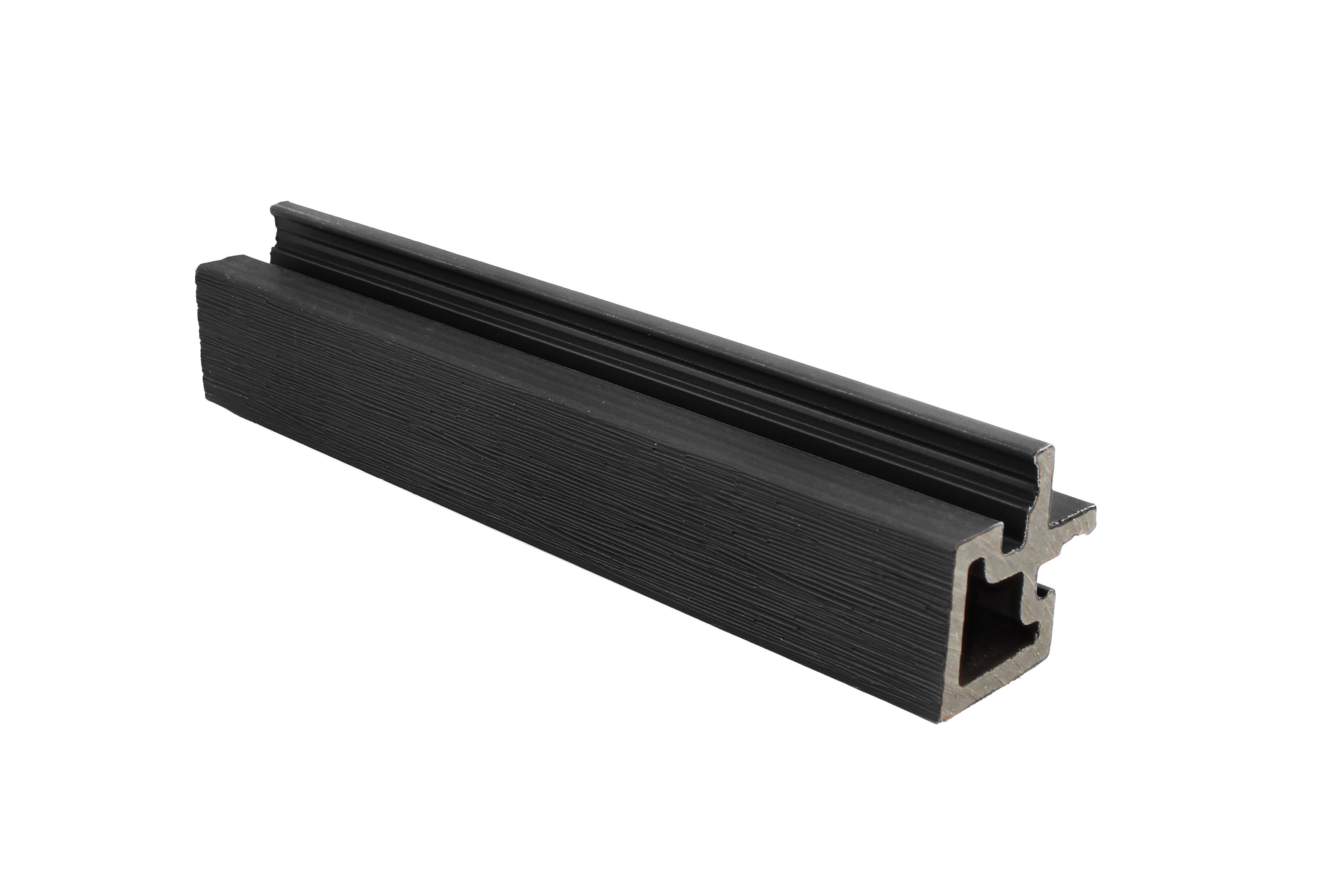 PuraTech composiet hoekprofiel 6,7 x 6,7 x 290 cm, ebony black