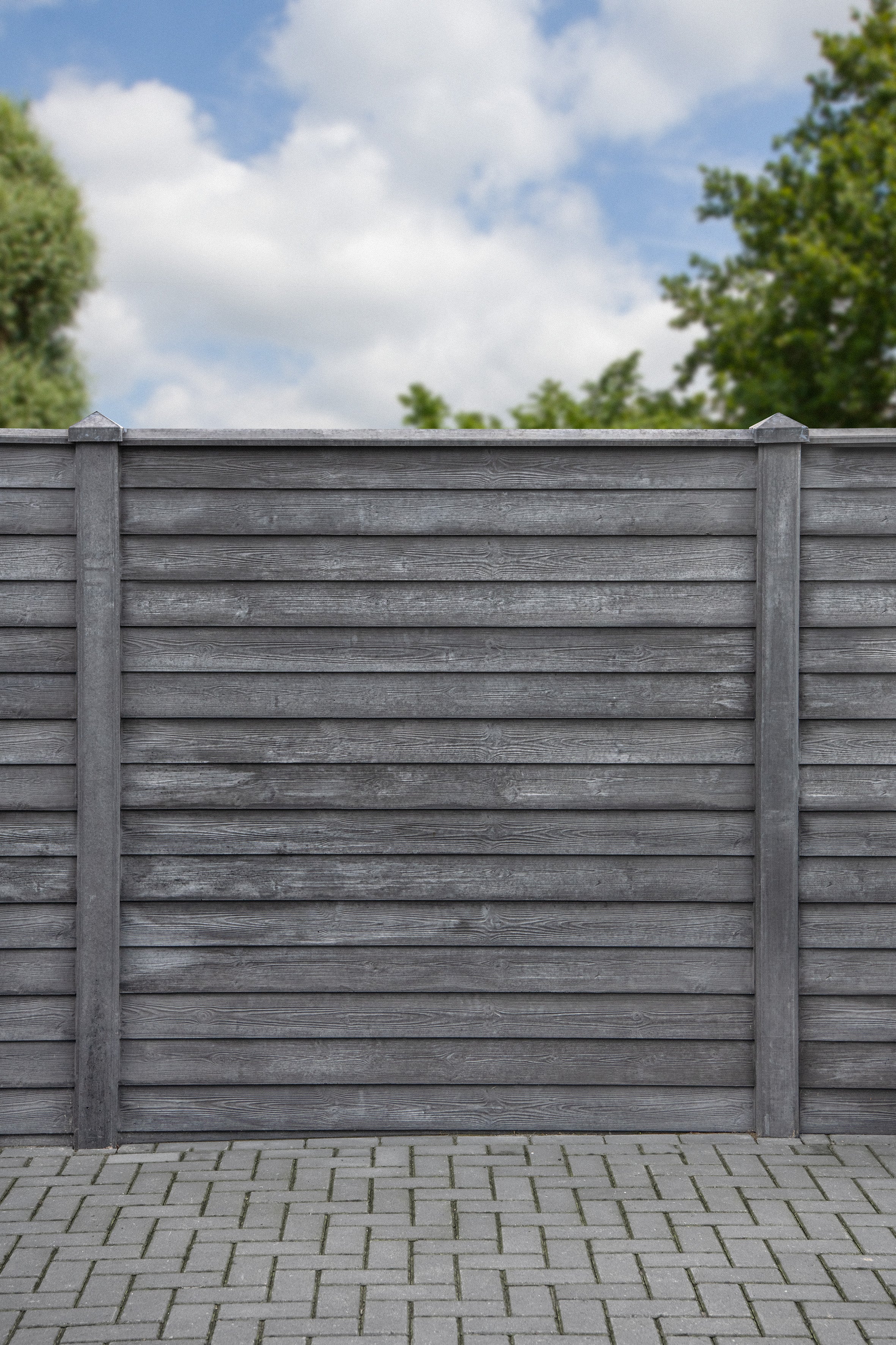 Berton©-afdekpet antraciet diamantkop 14 x 14 x 5 cm zonder uitsparing