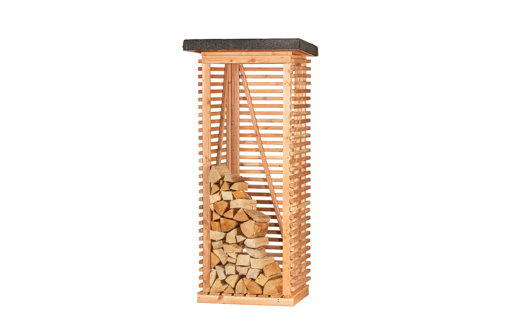 Openhaardhout berging, douglas B85 x D80 x H190 cm