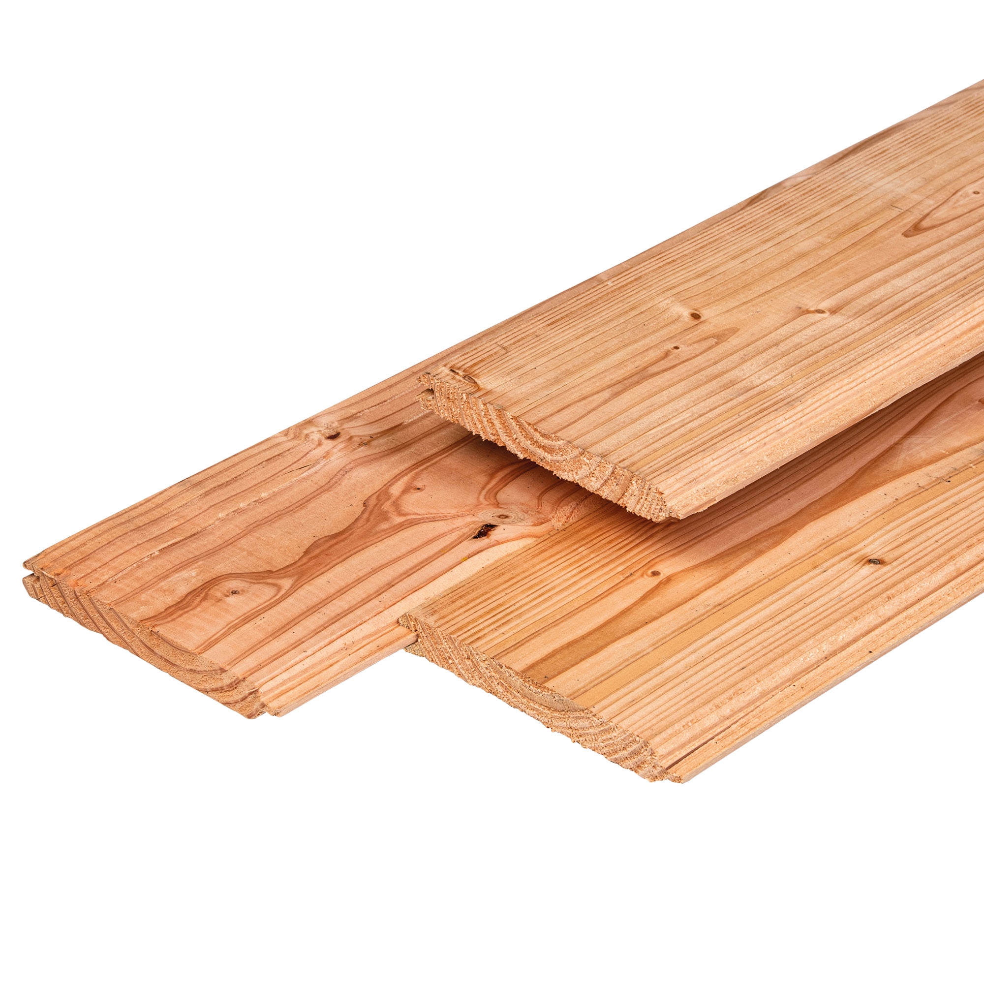 Douglas t&g-profiel 1,8 x 14,5 x 500 cm, gedroogd, geschaafd, 2 zijden vellingkant