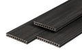 PuraShield composiet vlonderplank 2,3 x 21,0 x 300 cm, ebony black, semi-massief, fijne houtnerf, clip systeem