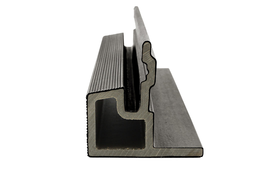 PuraTech composiet eindprofiel 5,8 x 5,8 x 290 cm, dark grey