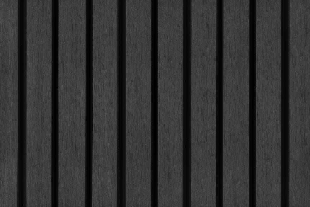 PuraTech 55 composiet dubbel profiel 3,3 x 17,0 x 390 cm, ebony black, fijne houtnerf
