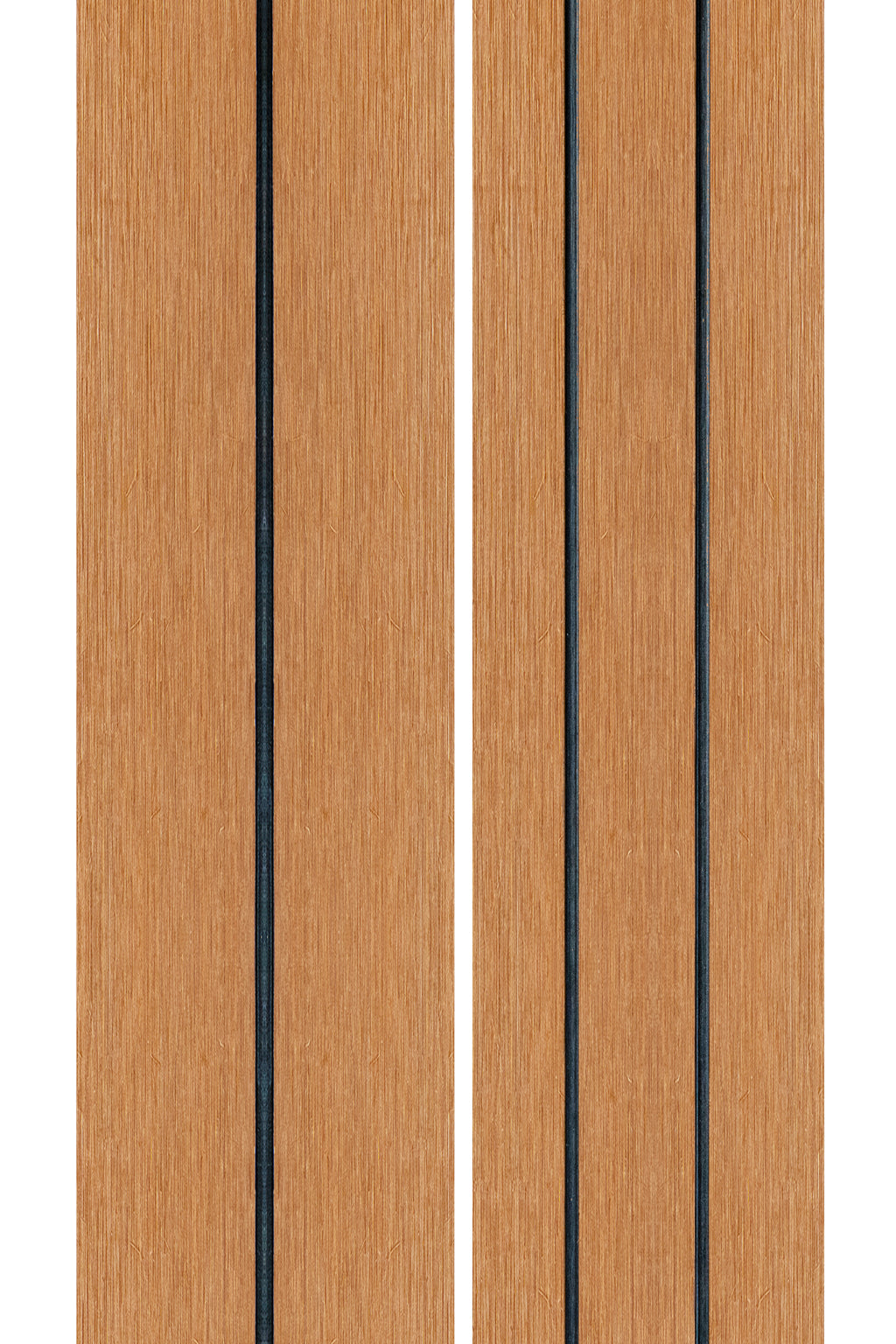 PuraDock composiet vlonderplank 2,2 x 14,6 x 390 cm, cedar, massief, 1 zijde 1 groef, 1 zijde 2 groeven, fijne houtnerf, clip systeem