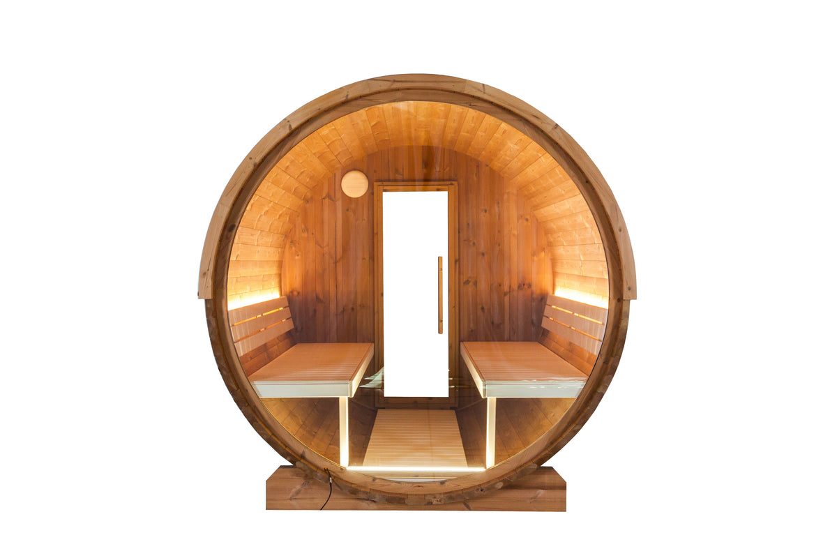 LED-set sauna 180 cm, 2 strips incl. toebehoren