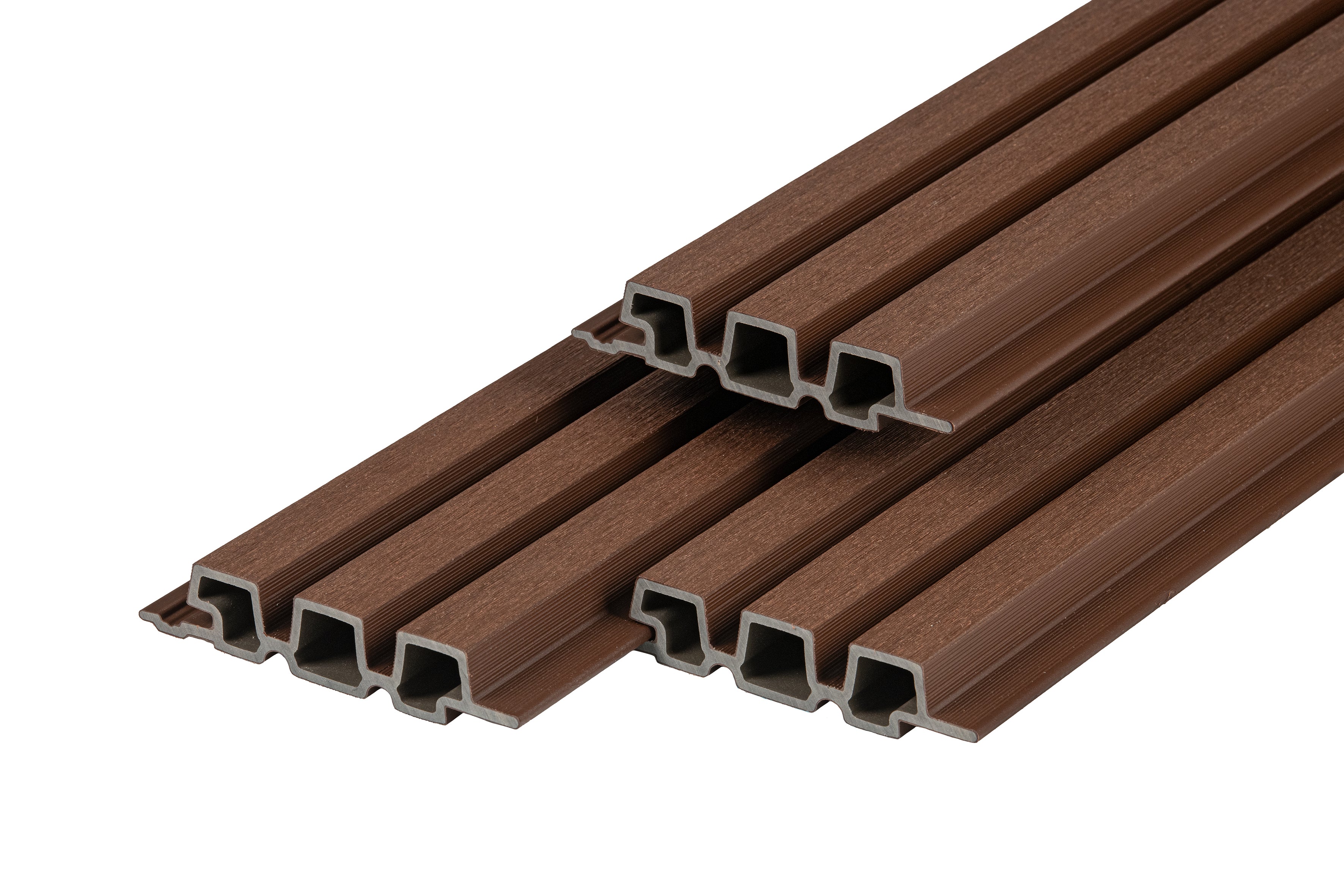 PuraTech 30 composiet triple profiel 3,3 x 17,0 x 390 cm, ipé, fijne houtnerf
