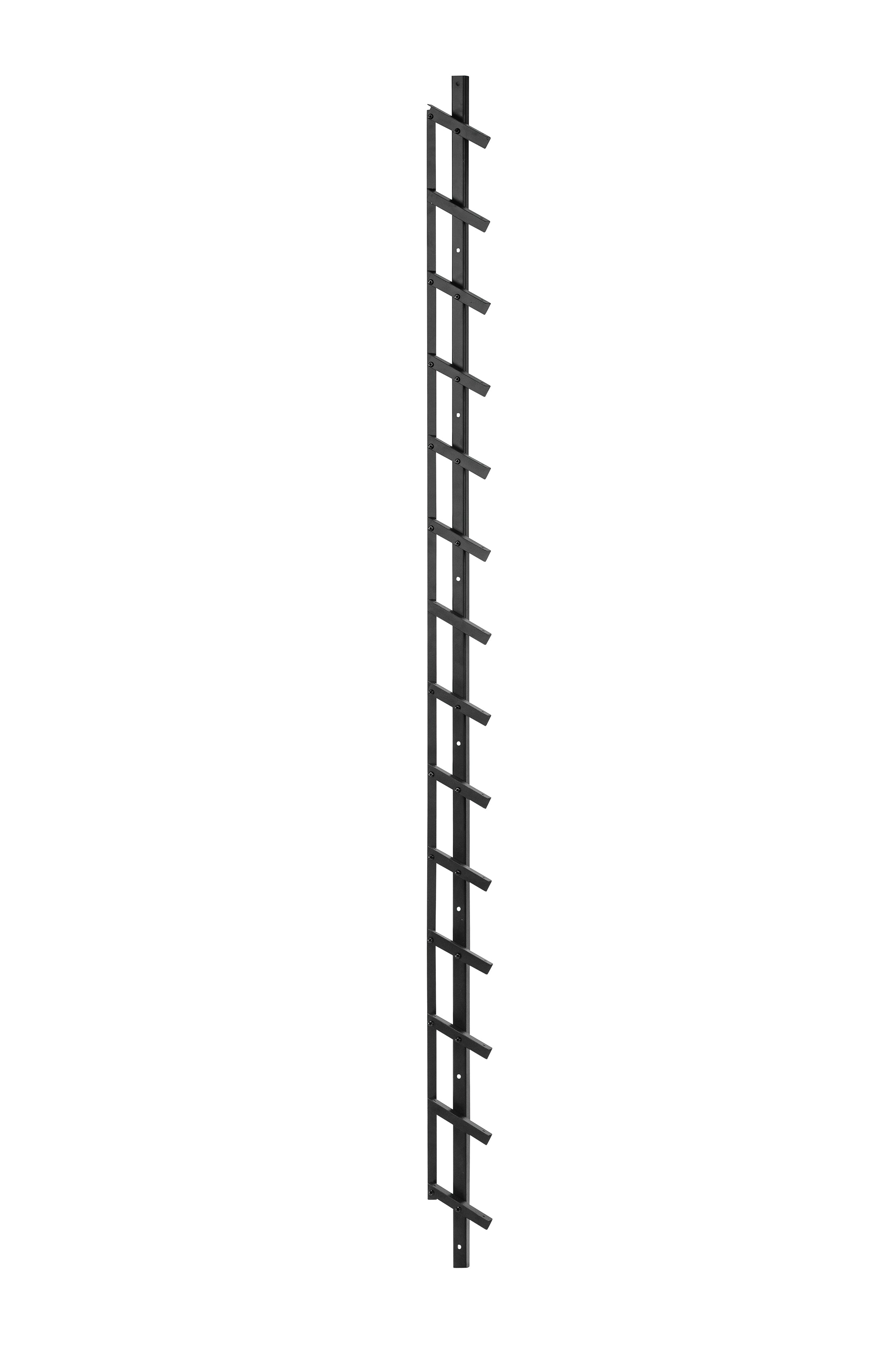 Flex Fence zwart gepoedercoat zelfbouwpakket lengte 96 cm