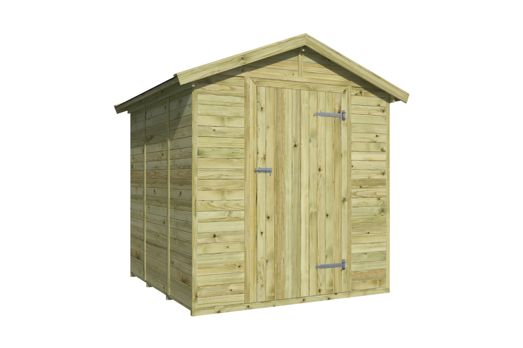 Tuinhuis Boudewijn grenen groen geïmpregneerd