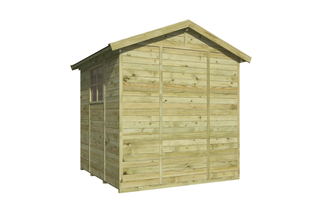 Tuinhuis Boudewijn grenen groen geïmpregneerd