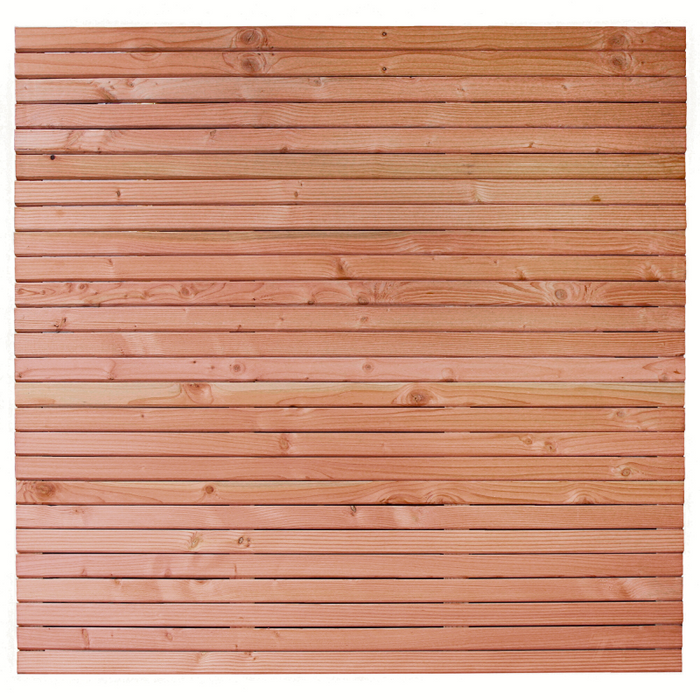 Red Class Wood tuinscherm Nador, geschaafd (Rhombusprofiel) 180 x 180 cm
