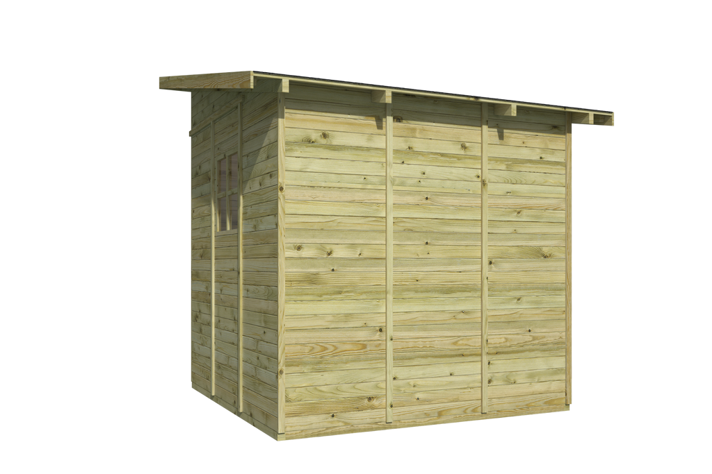 Tuinhuis Olaf vuren groen geïmpregneerd