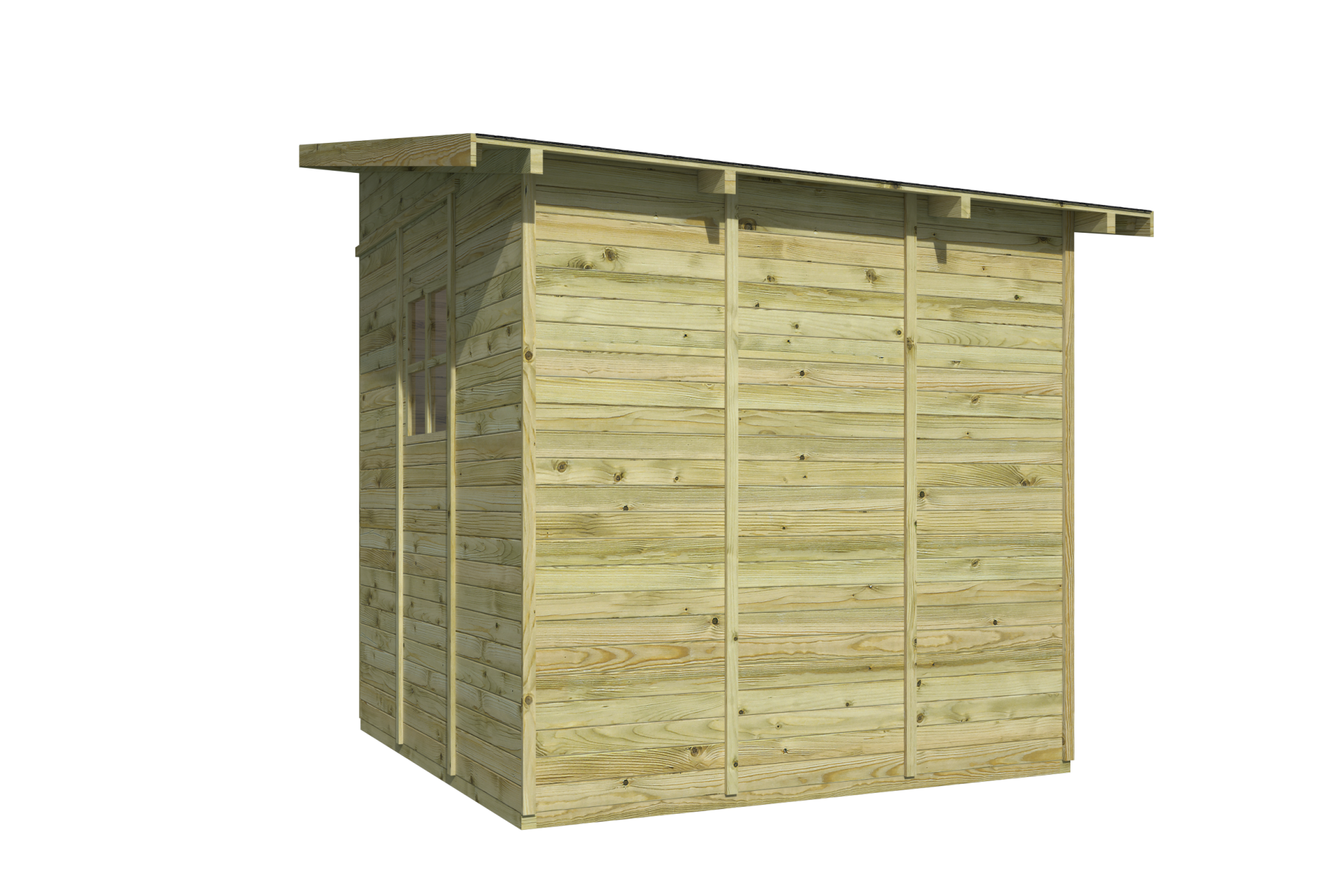 Tuinhuis Olaf vuren groen geïmpregneerd