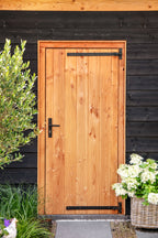 Douglas enkele dichte deur XXL B1200xH2150mm buitenmaat, linksdraaiend