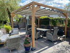 Red Class Wood pergola 324 x 424 cm