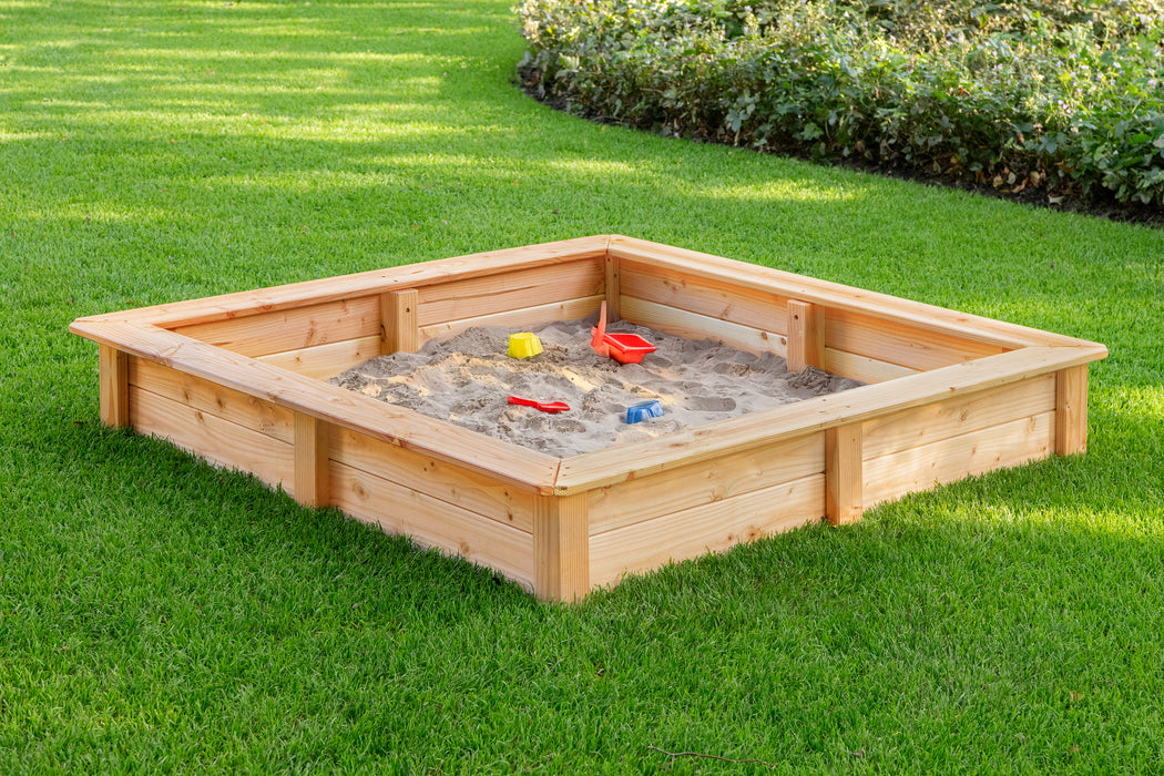 Afdekzeil zandbak vierkant 150x150 cm