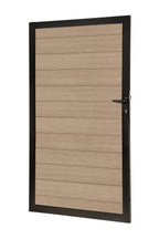 PuraFence aluminium poortframe 180,0 x 100,0 cm, zwart (incl. deurbeslag)