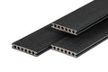 PuraShield composiet vlonderplank 2,3 x 13,8 x 400 cm, ebony black, semi-massief, fijne houtnerf, clip systeem