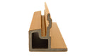PuraTech composiet eindprofiel 5,8 x 5,8 x 290 cm, cedar