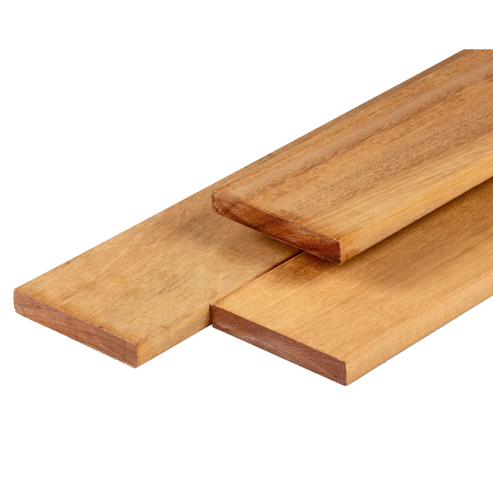 Tatajuba hardhout vlonderplank 2,1 x 14,5 x 365 cm kunstmatig gedroogd, geschaafd, FAS