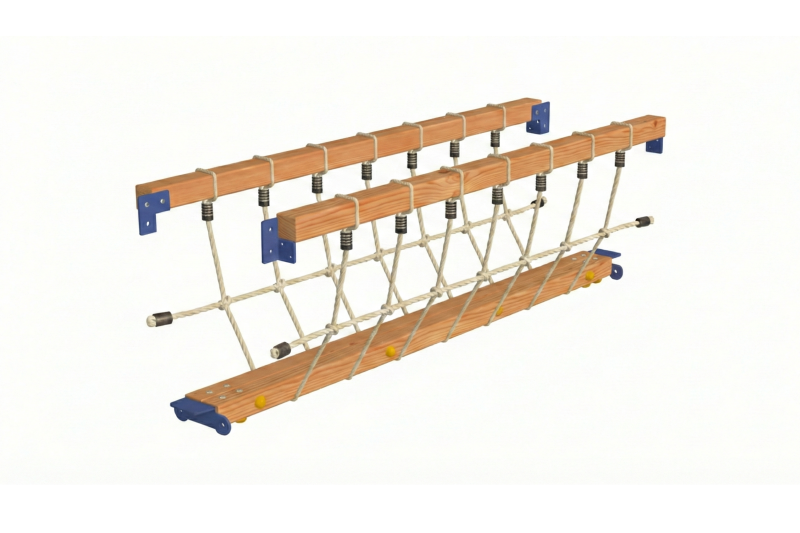 Aanbouwbrug speeltoestel Bridge, douglas