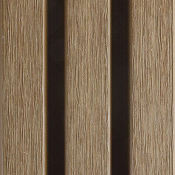 PuraTech 30 composiet triple profiel 3,3 x 17,0 x 390 cm, teak, fijne houtnerf
