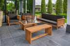 Teak loungeset Riverside fauteuil incl. kusses