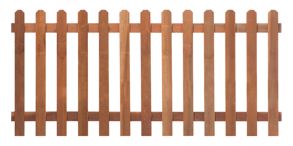 Hardhouten tuinhek recht 60 x 180 cm