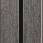 PuraTech 55 composiet dubbel profiel 3,3 x 17,0 x 390 cm, dark grey, fijne houtnerf