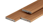 PuraShield composiet eindplank  2,3 x 13,8 x 300 cm, teak, fijne houtnerf, clip systeem