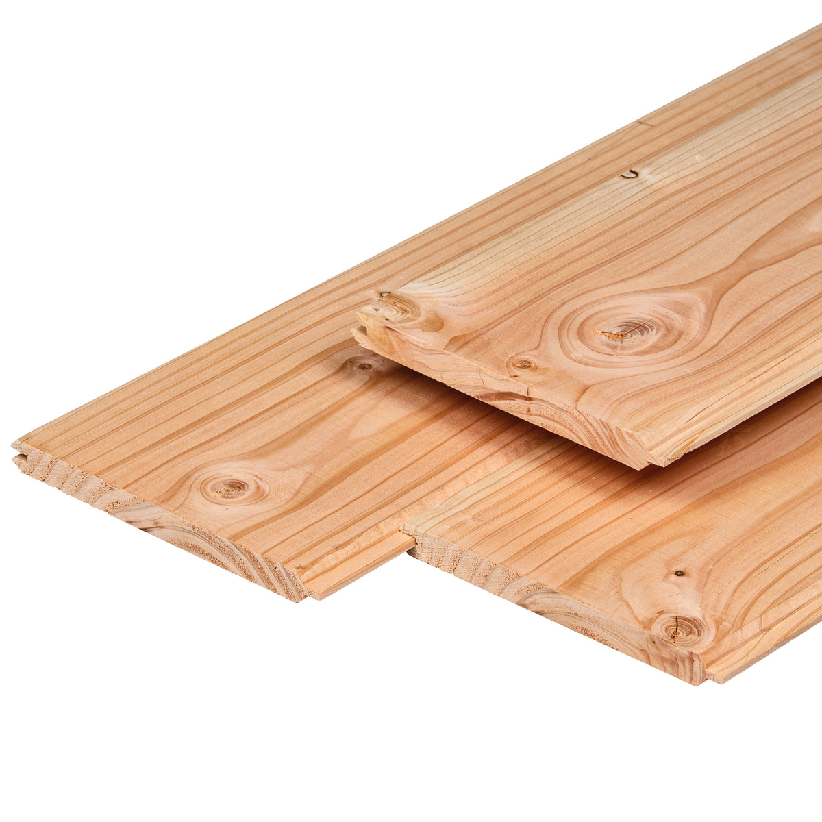 Douglas t&g-profiel 1,8 x 19,5 x 400 cm, gedroogd, geschaafd, 2 zijden vellingkant
