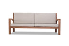 Teak modulaire lounge set Tambora – Bank incl. kussens - 195 x 80 x H85cm
