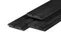 Douglas dubbel profiel 1,9 x 13,0 x 240 cm, gedroogd, zwart gespoten