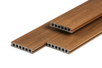 PuraShield composiet vlonderplank 2,3 x 13,8 x 400 cm, teak, semi-massief, fijne houtnerf, clip systeem