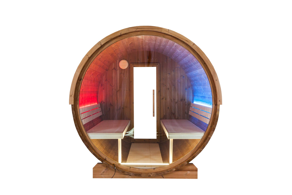 LED-set sauna 180 cm, 2 strips incl. toebehoren