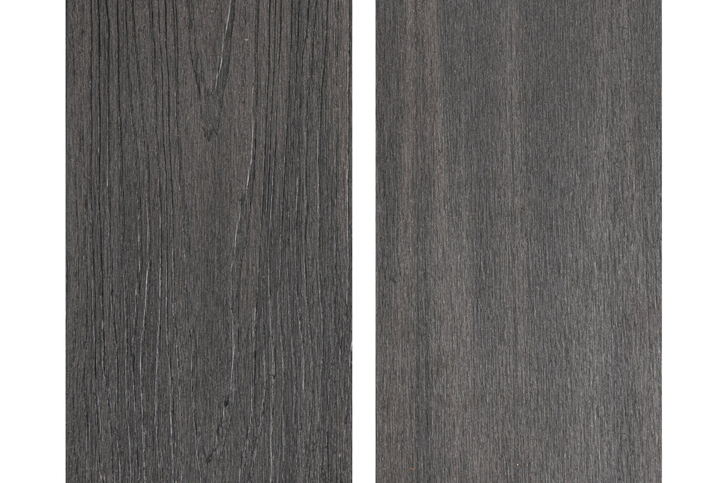 PuraShield composiet vlonderplank 2,3 x 13,8 x 500 cm, dark grey, semi-massief, fijne houtnerf, clip systeem