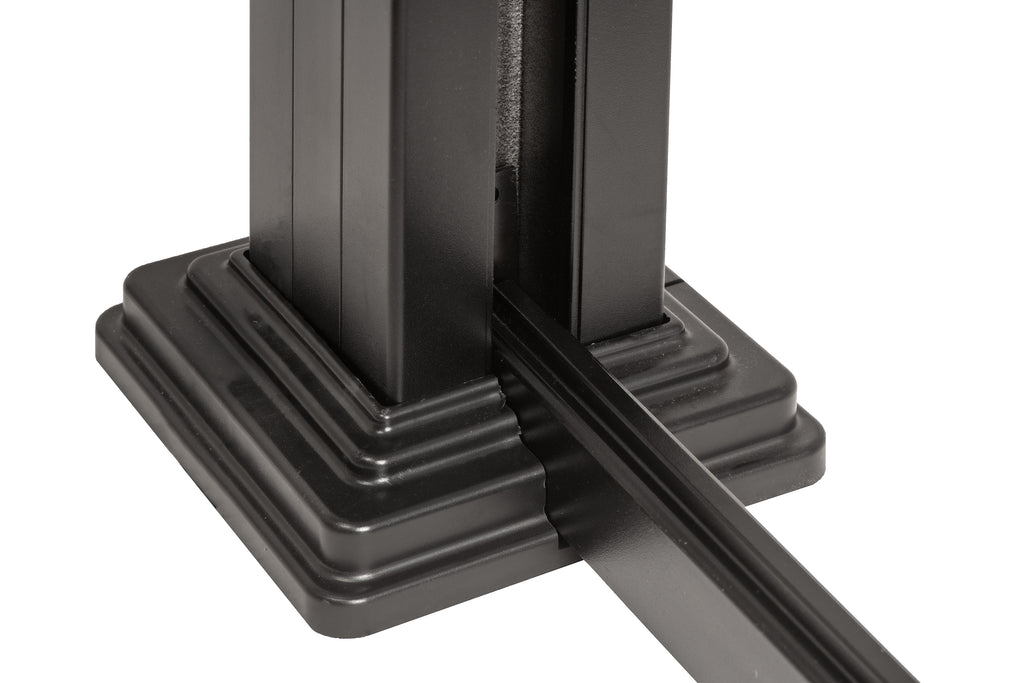 PuraFence aluminium afdekkap 7,5 x 7,5 cm t.b.v. voet schuttingpaal 192 cm