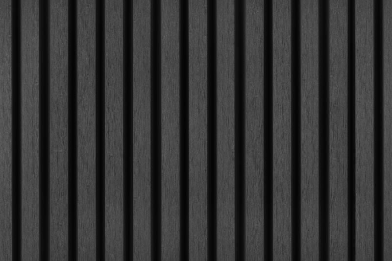 PuraTech 30 composiet triple profiel 3,3 x 17,0 x 390 cm, ebony black, fijne houtnerf