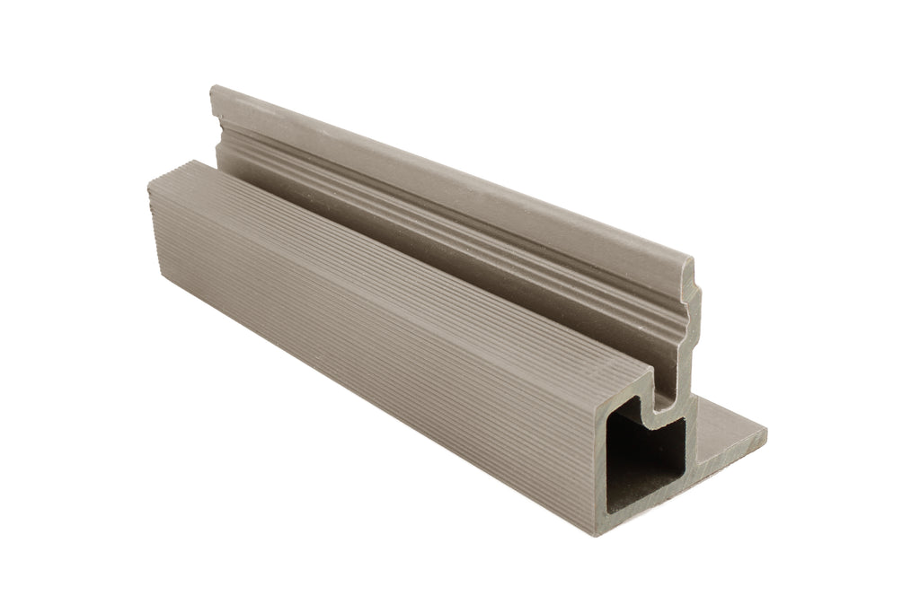 PuraTech composiet eindprofiel 5,8 x 5,8 x 290 cm, light grey