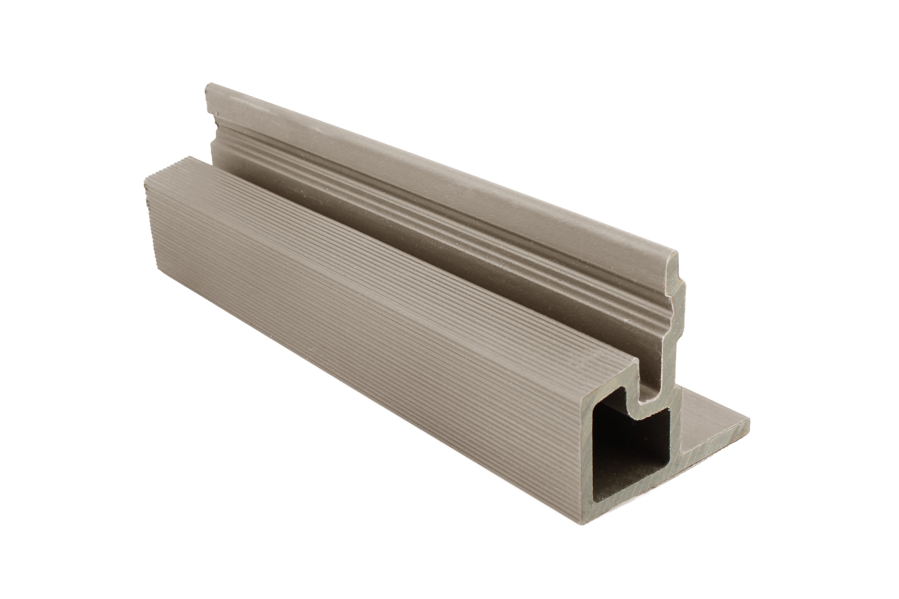 PuraTech composiet eindprofiel 5,8 x 5,8 x 290 cm, light grey