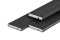 PuraShield composiet eindplank  2,3 x 13,8 x 300 cm, ebony black, fijne houtnerf, clip systeem