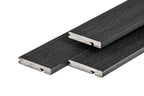 PuraShield composiet eindplank  2,3 x 13,8 x 300 cm, ebony black, fijne houtnerf, clip systeem