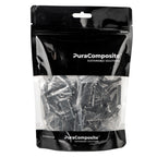 PuraFix vlonderplank clip RVS zwart voor blinde bevestiging - set 100 stuks