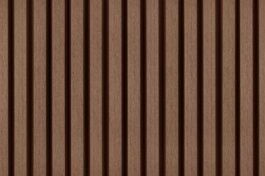 PuraTech 30 composiet triple profiel 3,3 x 17,0 x 390 cm, teak, fijne houtnerf