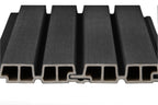 PuraTech 55 composiet dubbel profiel 3,3 x 17,0 x 290 cm, ebony black, fijne houtnerf