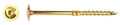 FixGard flenskopschroef - geelverzinkt 8,0 x 160 mm Tx40 (Doos 50 stuks)