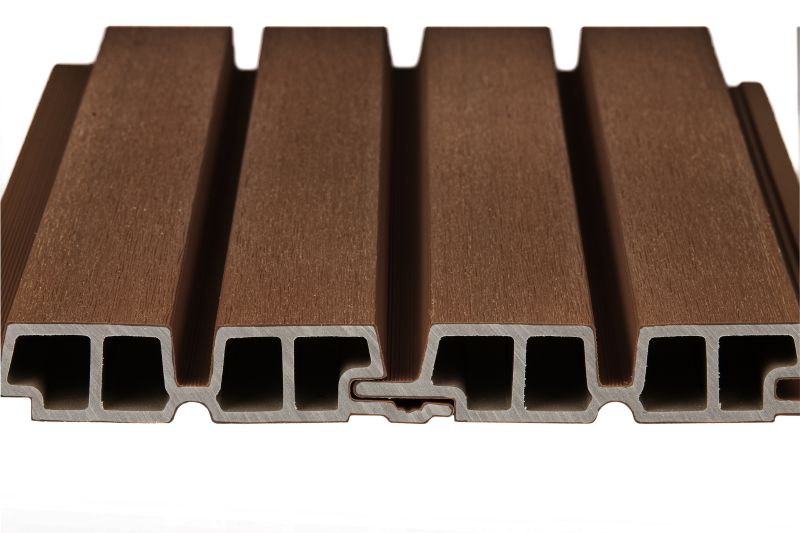 PuraTech 55 composiet dubbel profiel 3,3 x 17,0 x 390 cm, ipé, fijne houtnerf