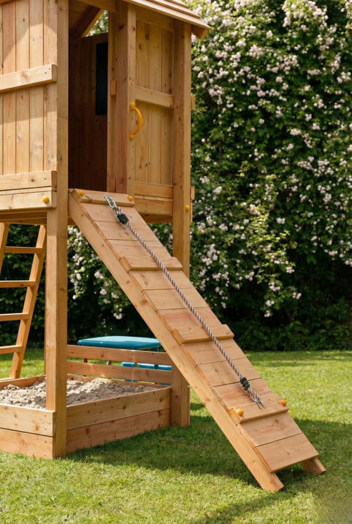 Aanbouwklimwand speeltoestel Ramp, douglas