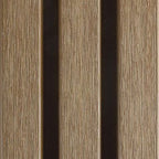 PuraTech 30 composiet triple profiel 3,3 x 17,0 x 290 cm, teak, fijne houtnerf