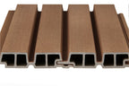 PuraTech 55 composiet dubbel profiel 3,3 x 17,0 x 290 cm, teak, fijne houtnerf